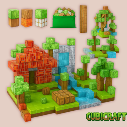 Cubicraft ™ - Bloques Magnéticos Educativos STEM