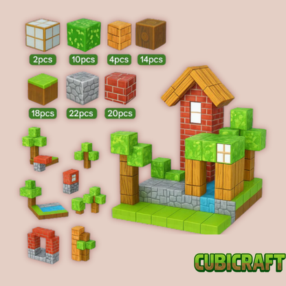 Cubicraft ™ - Bloques Magnéticos Educativos STEM