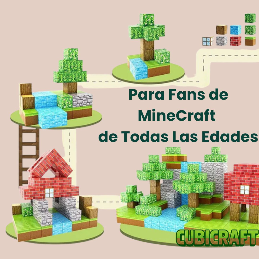 Cubicraft ™ - Bloques Magnéticos Educativos STEM